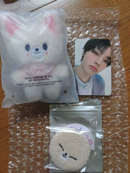 Stray Kids skzoo SKZ5CLOCK FoxI.Ny フォクシニー アイエン IN 10ヌイ バッジ トレカ