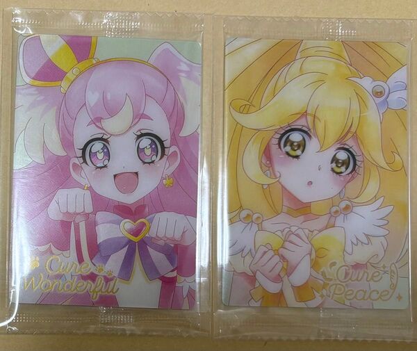 プリキュア ウエハース hr キュアワンダフルhr キュアピースhr