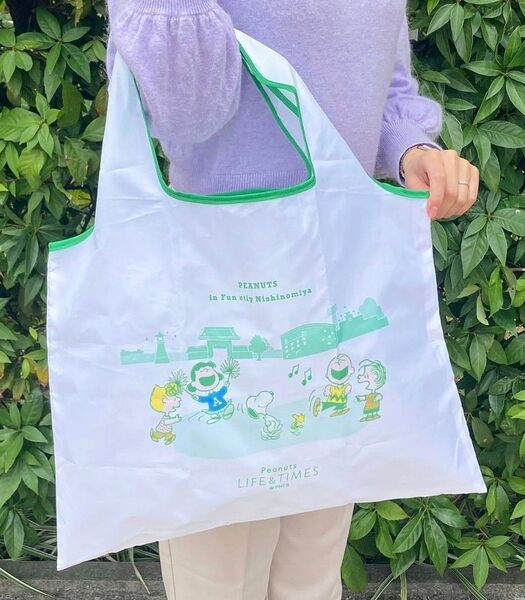 PEANUTS LIFE&TIMES 西宮限定 エコバッグ スヌーピー SNOOPY PEANUTS