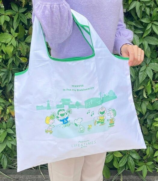 PEANUTS LIFE&TIMES 西宮限定 エコバッグ スヌーピー SNOOPY PEANUTS