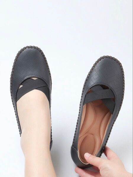 【新品未使用】パンプス 痛くない ローヒール 柔らかい 歩きやすい 走れる 疲れない 通勤 仕事 幅広 立ち仕事 母 プレゼント