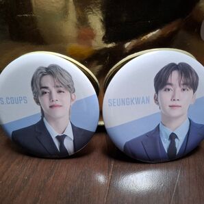SEVENTEEN セブチ 缶バッジ 2個セット
