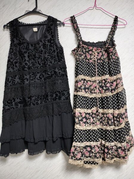 アクシーズファム axes femme ワンピース 2点セット