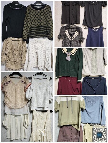 アクシーズファム axes femme トップス 20点セット 長袖 半袖