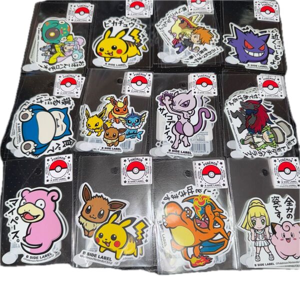 ポケモン B-SIDE LABEL ステッカー まとめ売り