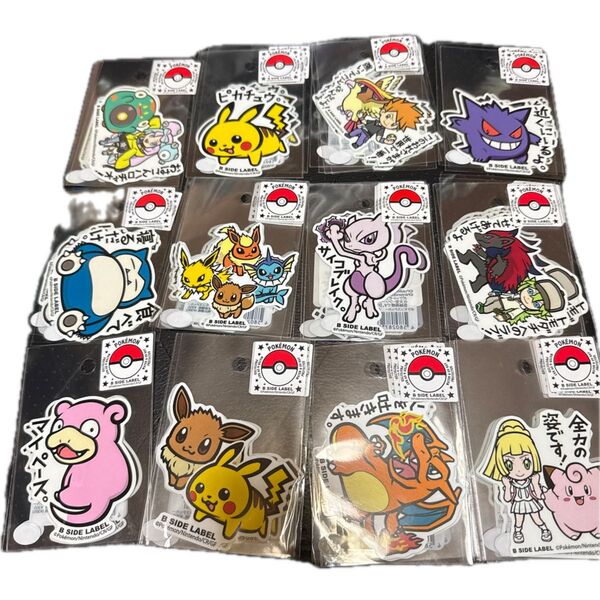 ポケモン B-SIDE LABEL ステッカー 10枚セット まとめ売り