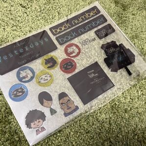 back number 半透明ステッカー
