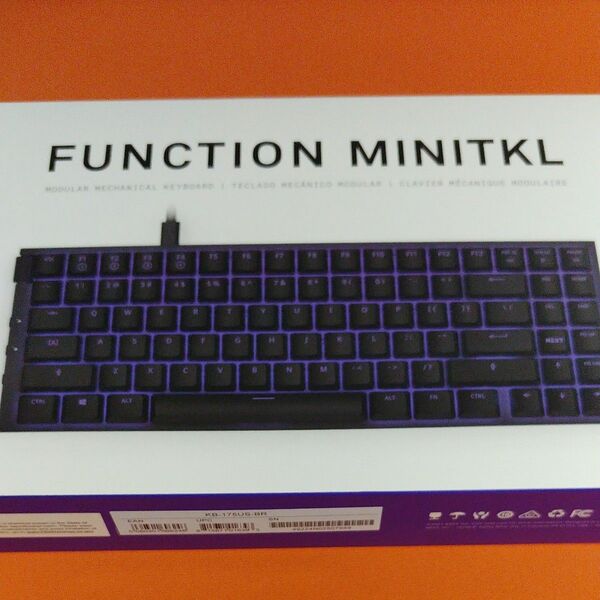 NZXT Function Mini TKL KB-175US-BR ブラック US配列 メカニカルキーボード
