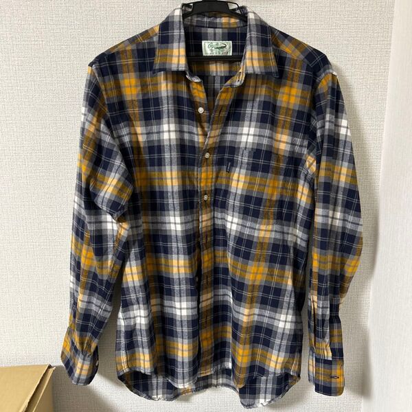 DIESEL チェック柄 長袖ネルシャツ Mサイズ 綿100%