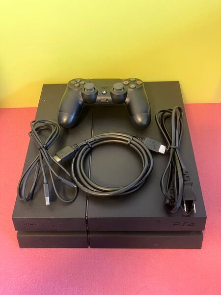 PlayStation4 500GB CUH-1200AB01ジェット・ブラック本体 中古 送料無料