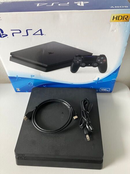 PlayStation4 500GB CUH-2200AB01ジェット・ブラック本体 中古 送料無料