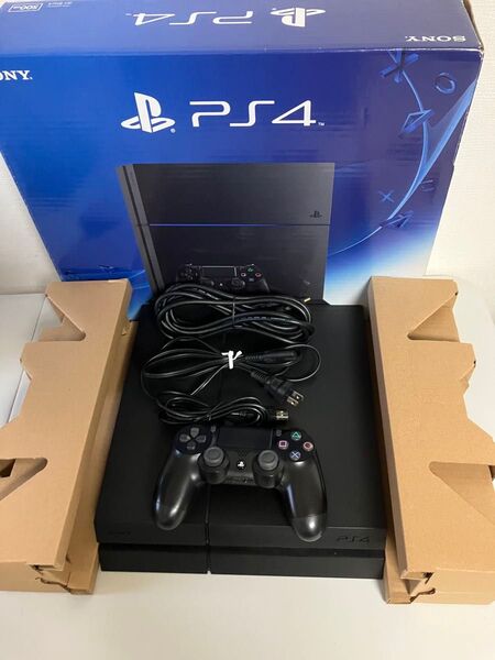 PlayStation4 500GB CUH-1200AB01ジェット・ブラック本体 中古 送料無料