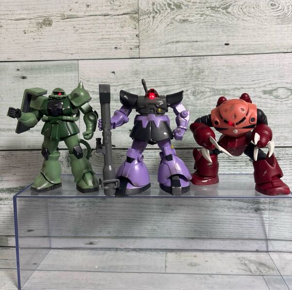 【モノアイ点灯確認済】 機動戦士ガンダム ザク ズゴック ドム フィギュア