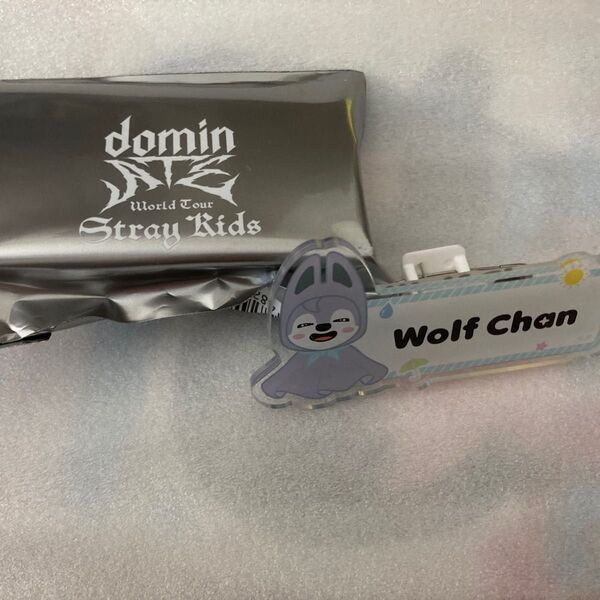 Domin ATE world tour stray kids ランダムネームバッジ Wolf Chan
