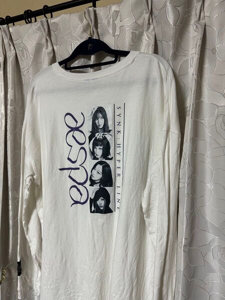 長袖 ロンT Tシャツ プリント エスパ aespa ライブグッズ Lサイズ