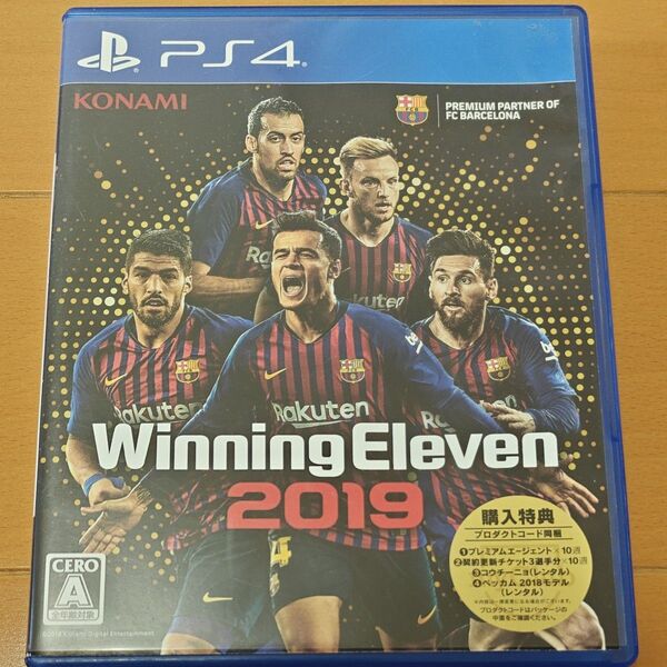 クーポン使用で300円 PS4 Winning Eleven 2019 ウイニングイレブン2019