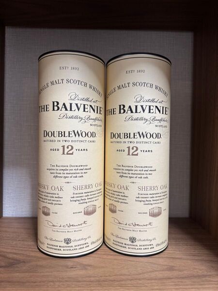バルヴェニー ダブルウッド 12年 700ml 2本セット