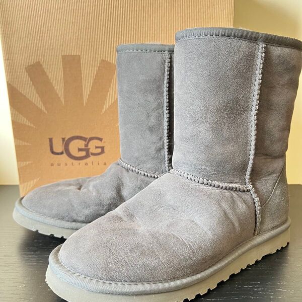 旧モデル UGGaustralia classic short 5825w GREY 2クラシックショート ムートンブーツ グレー