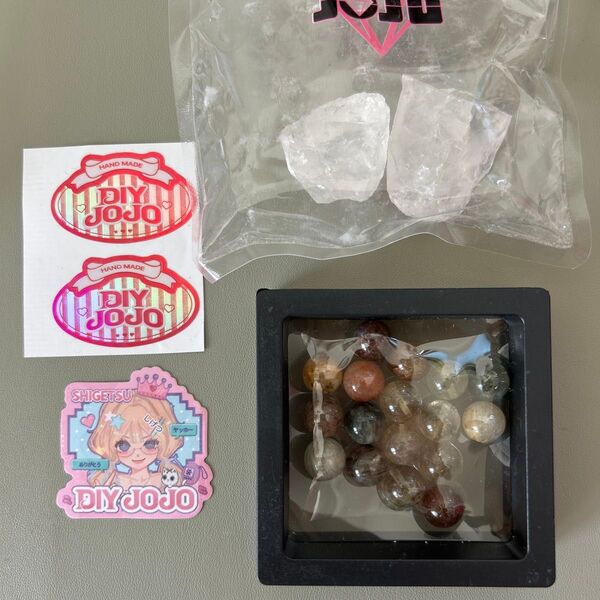 DIY JOJO 厳選 邪気払いのお守り ルチルクォーツ しげつ 浄化