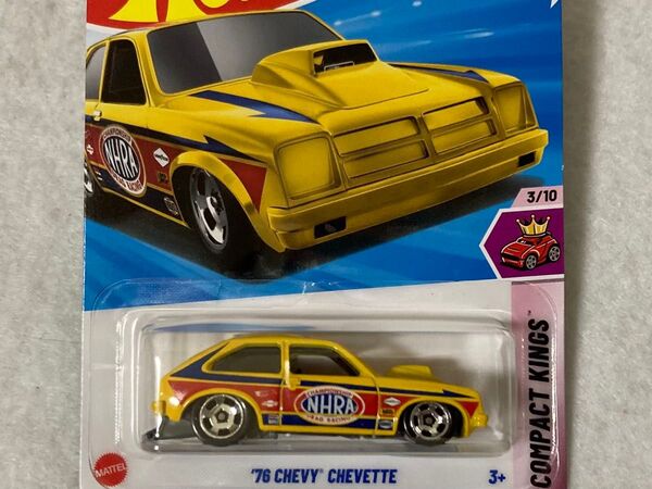 ホットウィール ’76 CHEVY CHEVETTE 黄 HotWheels シェビー シェベット CHEVROLET シボレー