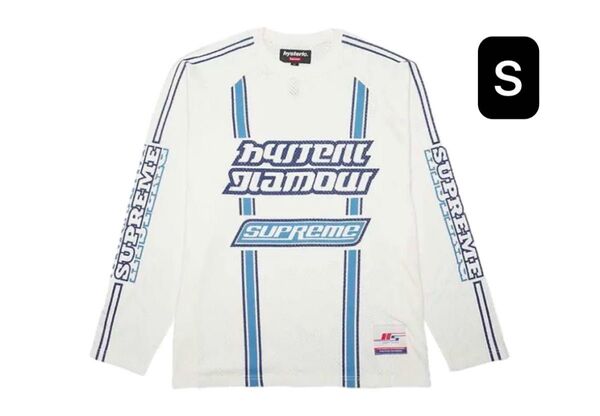 Supreme x HYSTERIC GLAMOUR Mesh L/S Top "White"