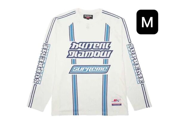 Supreme x HYSTERIC GLAMOUR Mesh L/S Top "White"