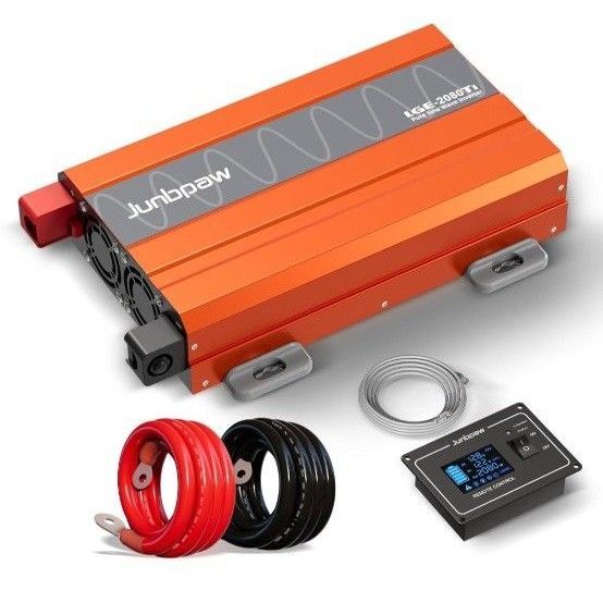 LGE-2080Ti 2080W純正弦波インバーター, 12V DCから100V/110V AC変換