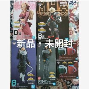 一番くじ ヒロアカ フィギュア4点+マグカップ×2