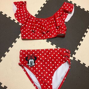 ミニーちゃんセパレート水着 120