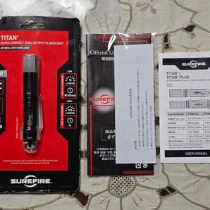 送料無料 美品 正規品 SUREFIRE TITAN ULTRA-COMPACT DUAL-OUTPUT FLASHLIGHT