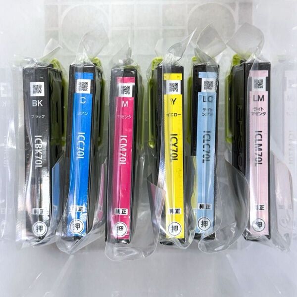 【新品・未使用・未開封】純正品 エプソン EPSON インクカートリッジ さくらんぼ IC6CL70L (6色パック増量)×1個
