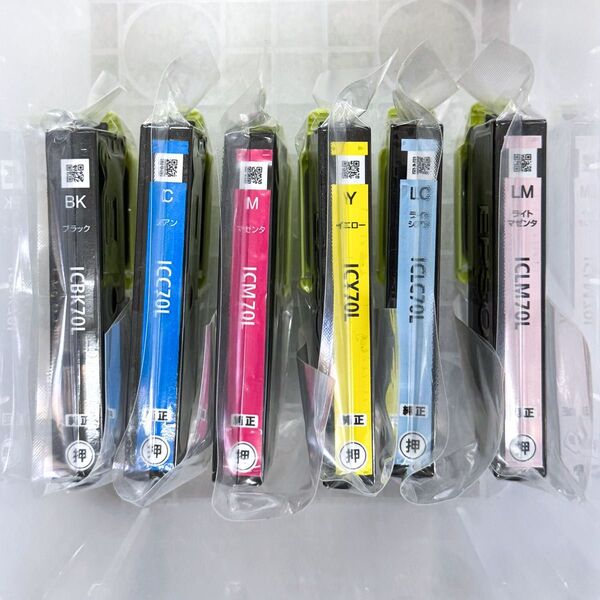【新品・未使用・未開封】純正品 エプソン EPSON インクカートリッジ さくらんぼ IC6CL70L (6色パック増量)×1個