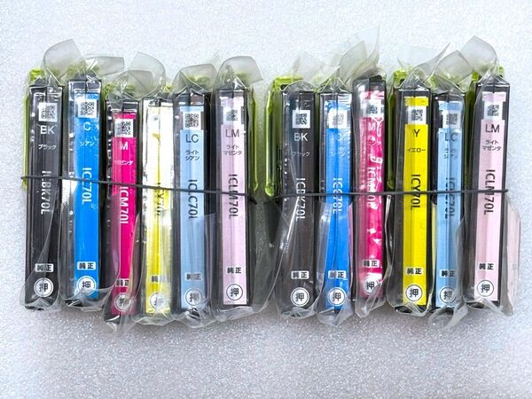 【新品・未開封・未使用】純正品 エプソン EPSON インクカートリッジ さくらんぼ IC6CL70L (6色パック増量)×2個