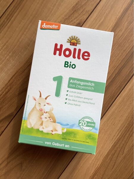 Holle(ホレ) Bio オーガニック ステップ1 山羊/やぎ/ヤギの粉ミルク (赤ちゃん用) 1箱