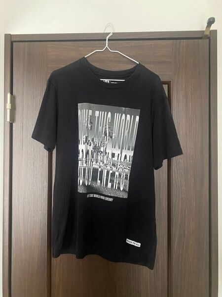河村康輔 kosuke kawamura ユニクロ Tシャツ 半袖 プリント ブラック M