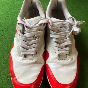 NIKE AIR MAX 1 ゴルフシューズ ホワイト/レッド 29センチ