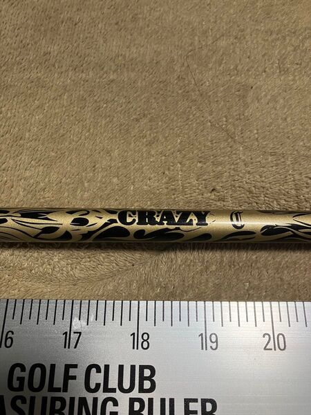 CRAZY ゴルフシャフト FW用 Black46 R