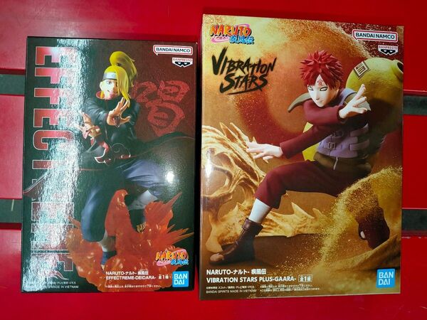 NARUTO ナルト 疾風伝 EFFECTREME DEIDARA/VIBRATION STARS PLUS GAARA 2体