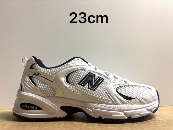 未使用 23cm D ニューバランス MR530EWB ホワイト/ブラック new b
