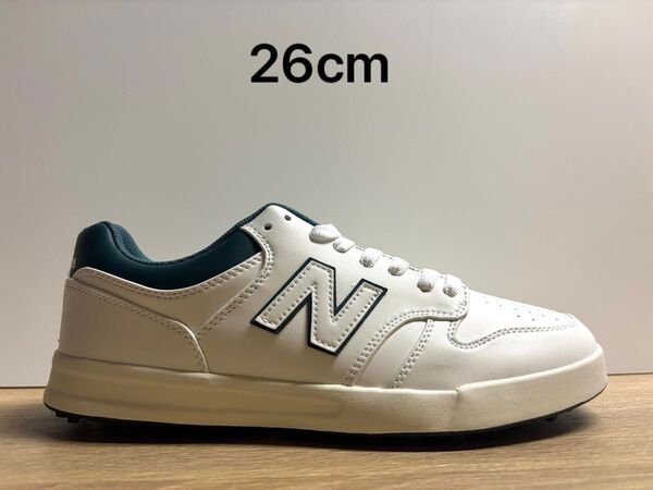 未使用 26cm 2E ニューバランスゴルフシューズ UGC480PA ホワイト