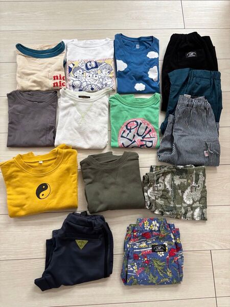 男の子 春夏とめ売り 14点 Tシャツ パンツ 120 130