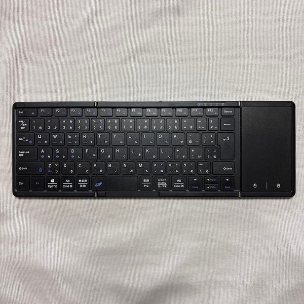 Omikamo キーボード bluetooth 折り畳み式 ワイヤレス JIS配列 タッチパッド付き