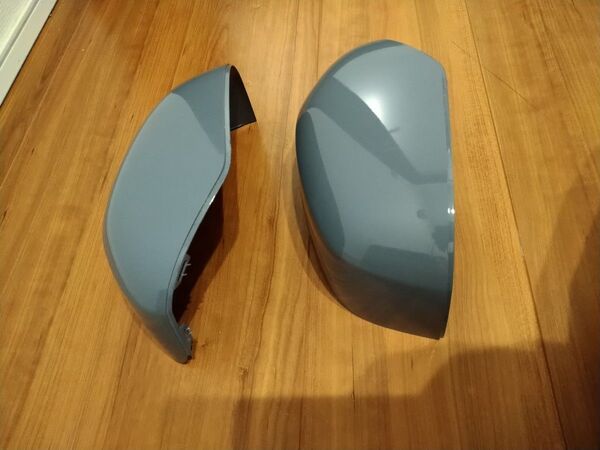 ホンダ N-VAN ドアミラーカバー左右 ソニックグレーパール