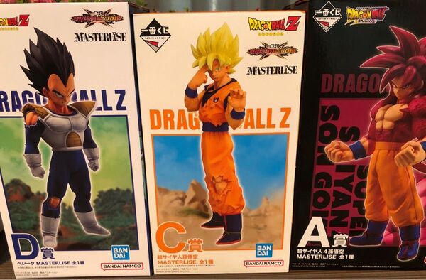 ドラゴンボール 一番くじ VSオムニバスcross A賞スーパーサイヤ人4孫悟空 C賞 孫悟空 D賞 ベジータ おまけ多数