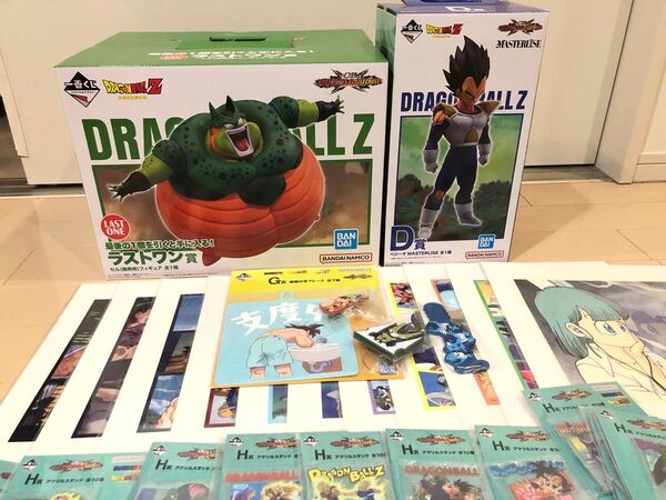 ドラゴンボール 一番くじVSオムニバスcross D賞 ベジータ ラストワン賞 セル(自爆時)フィギュア I賞 H賞 コンプセット