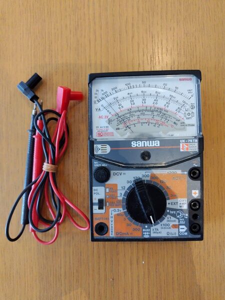 サンワ アナログ テスター ux75tr