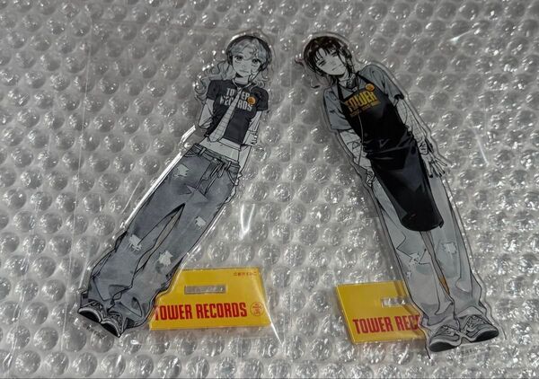 気になってる人が男じゃなかった アクリルスタンド 2種セット タワレコカフェ 大沢綾 古賀美月