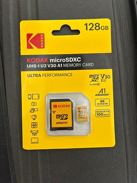 新品 KODAK microSDカード 128GB UHS-I U3 V30