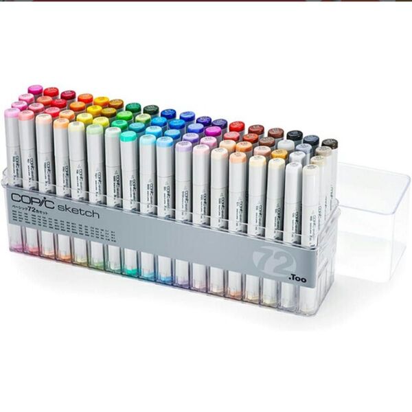 COPIC sketch 72A colors コピック スケッチ イラストマーカー 画材 美品 72色セット ベーシックカラー