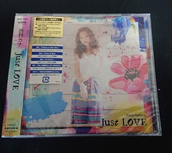 【新品 未開封】西野カナ Just LOVE アルバム CD